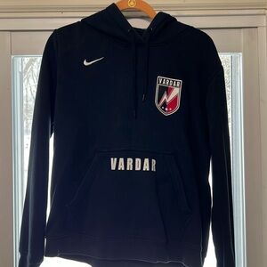 Nike Vardar Women’s Black Hoodie Size XL Draw String Front Pockets Athleisure